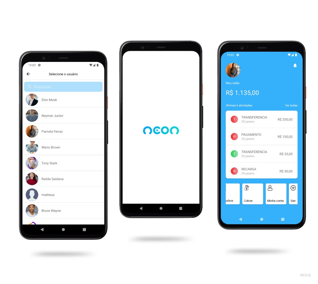 Neon Bank App